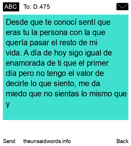 unsent message to D.475
