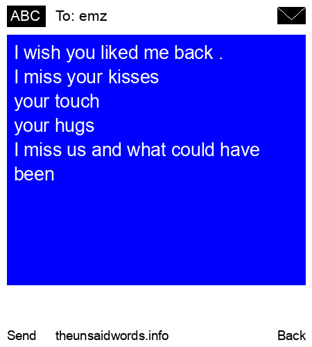 unsent message to emz