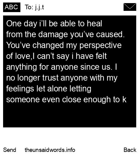 unsent message to j.j.t