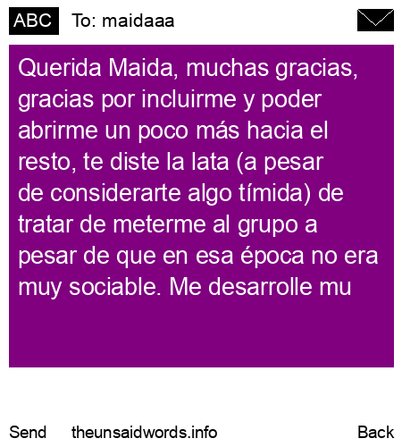 unsent message to maidaaa