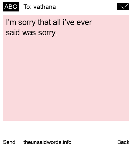 unsent message to vathana