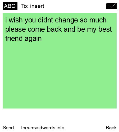 unsent message to insert