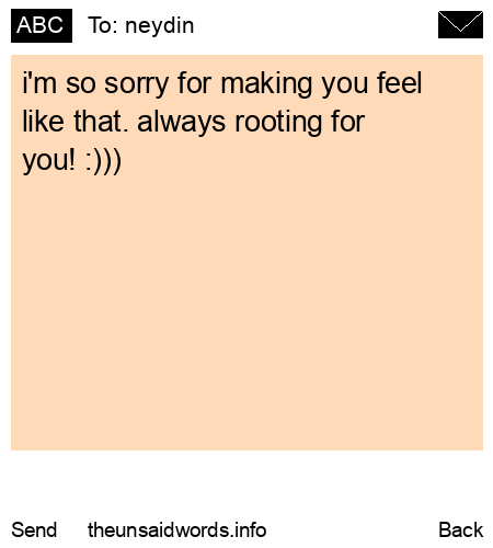 unsent message to neydin