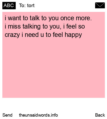 unsent message to tort