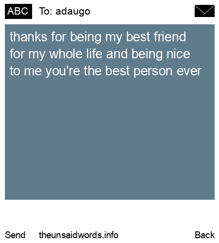 unsent message to adaugo