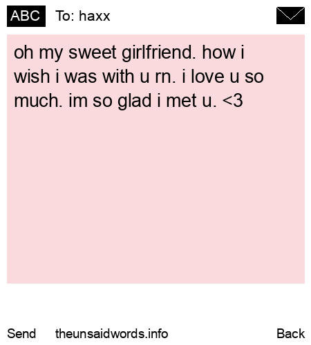 unsent message to haxx