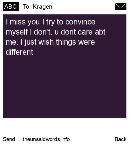 unsent message to Kragen 