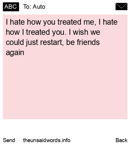 unsent message to Auto