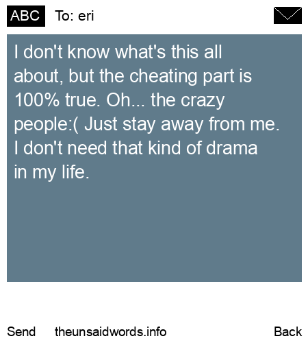 unsent message to eri