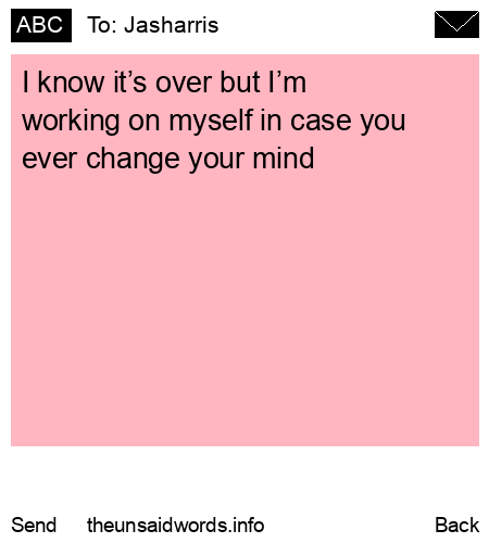 unsent message to Jasharris