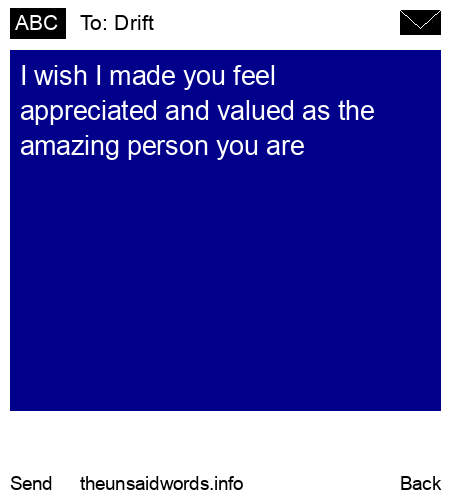 unsent message to Drift