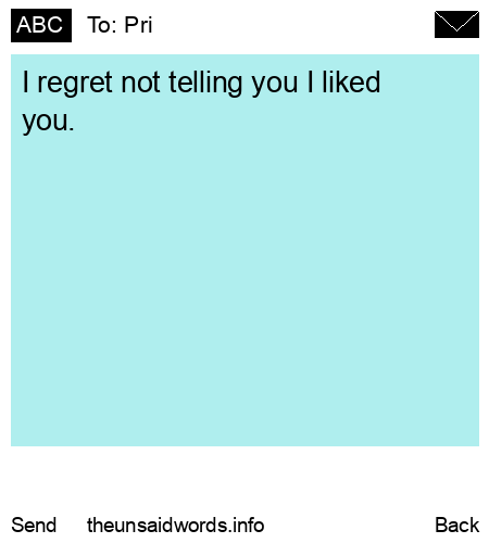 unsent message to Pri