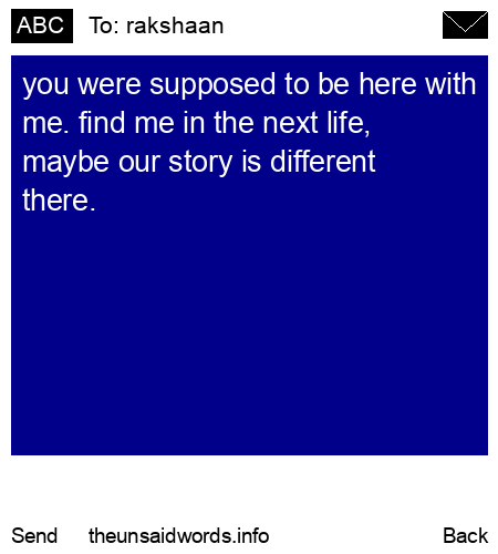 unsent message to rakshaan