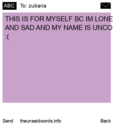 unsent message to zubaria