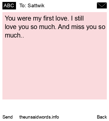 unsent message to Sattwik