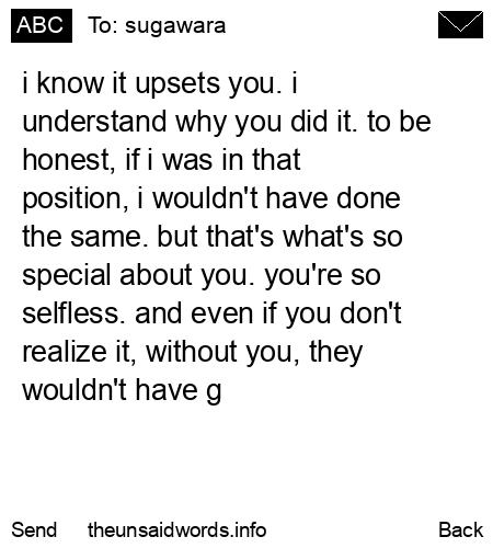 unsent message to sugawara