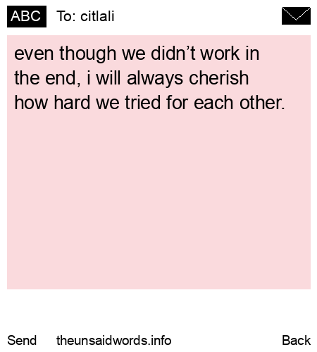 unsent message to citlali