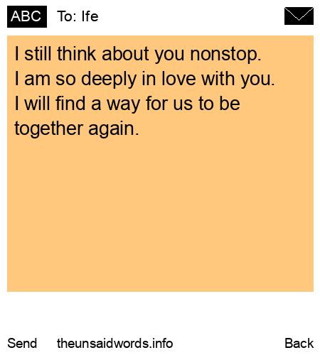 unsent message to Ife