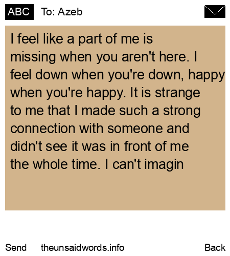 unsent message to Azeb