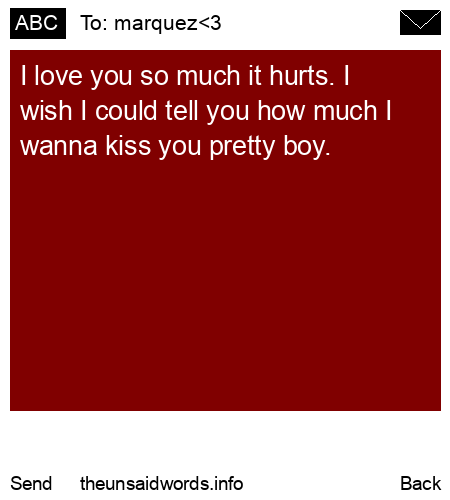 unsent message to marquez<3