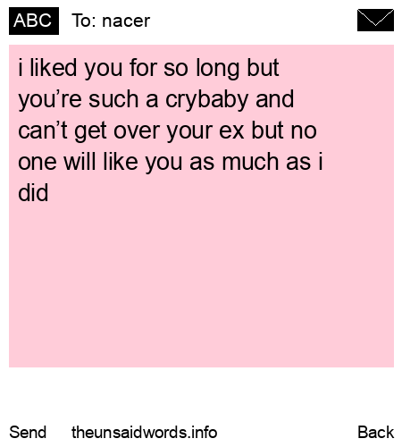 unsent message to nacer