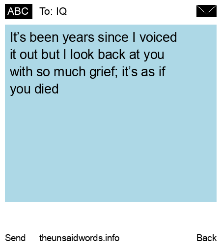 unsent message to IQ