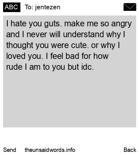 unsent message to jentezen