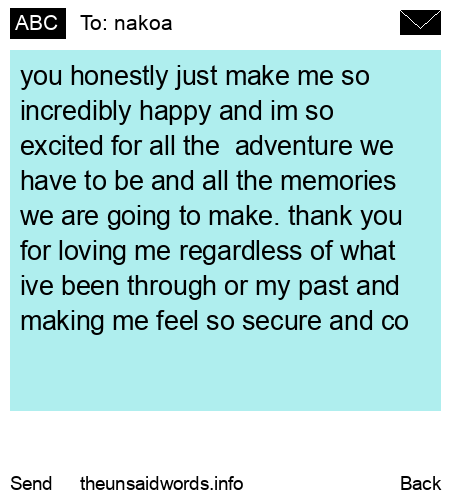 unsent message to nakoa