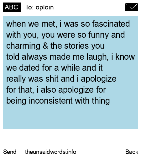 unsent message to oploin
