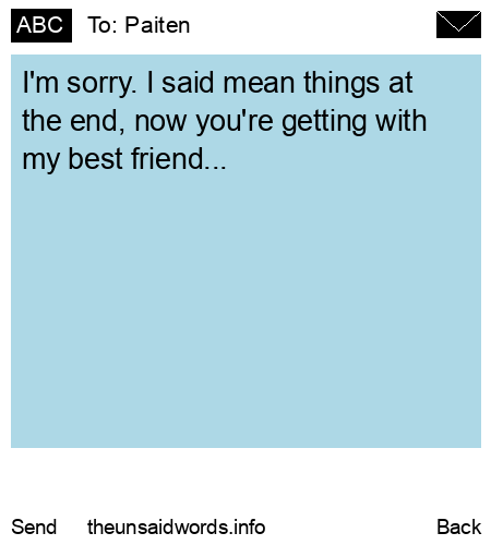 unsent message to Paiten