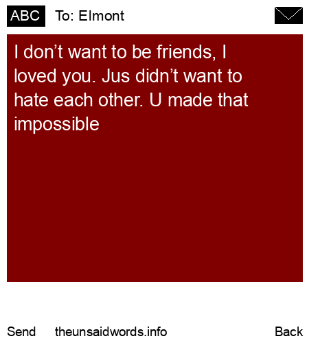 unsent message to Elmont 