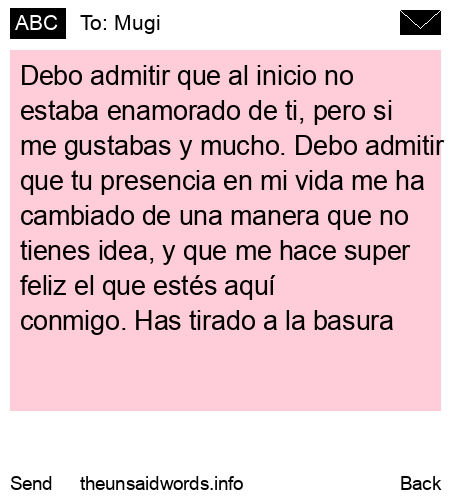 unsent message to Mugi