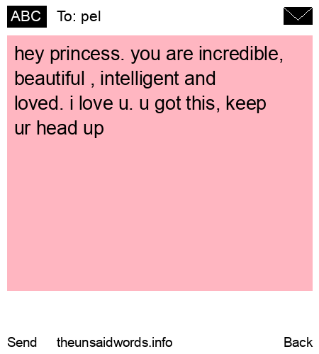 unsent message to pel
