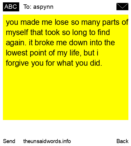 unsent message to aspynn