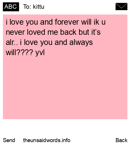 unsent message to kittu