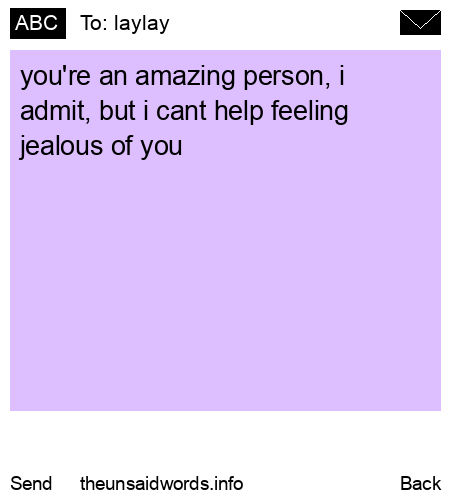unsent message to laylay