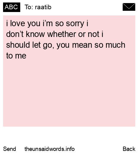 unsent message to raatib