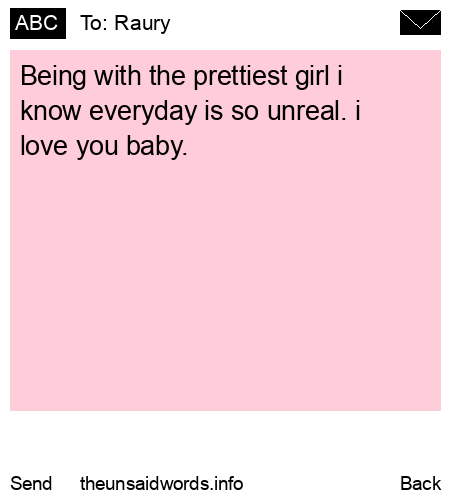 unsent message to Raury
