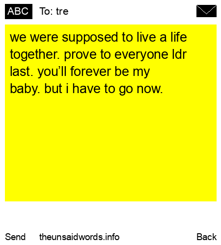 unsent message to tre