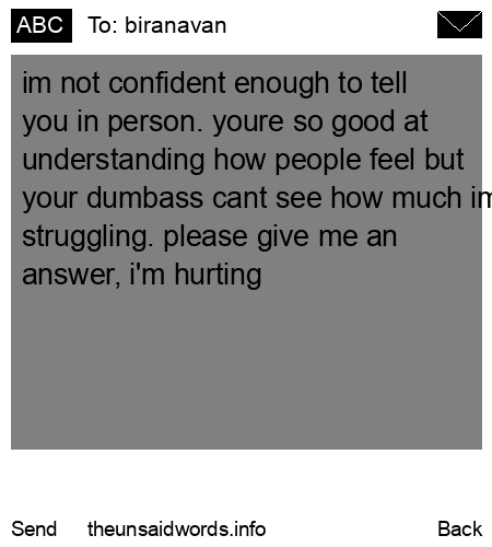unsent message to biranavan