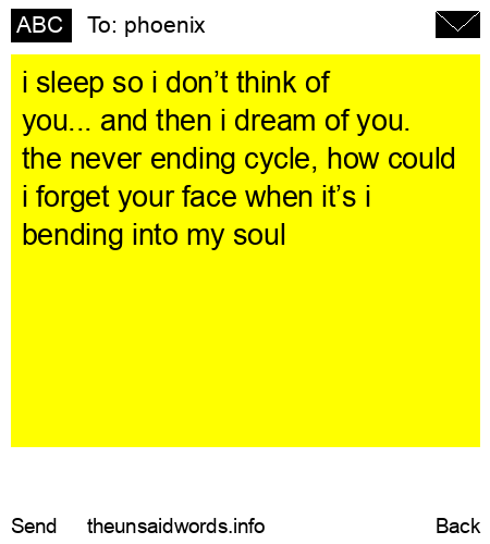 unsent message to phoenix