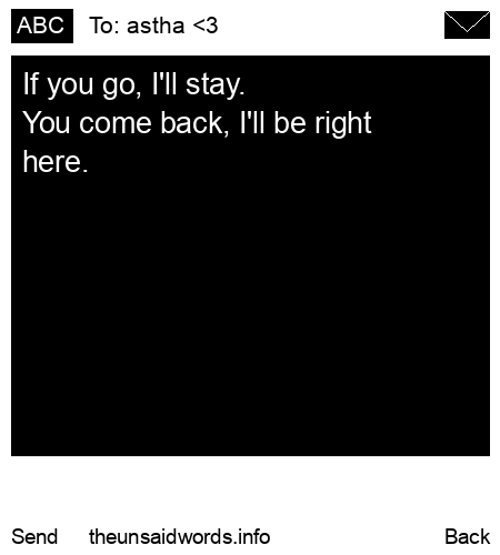 unsent message to astha <3