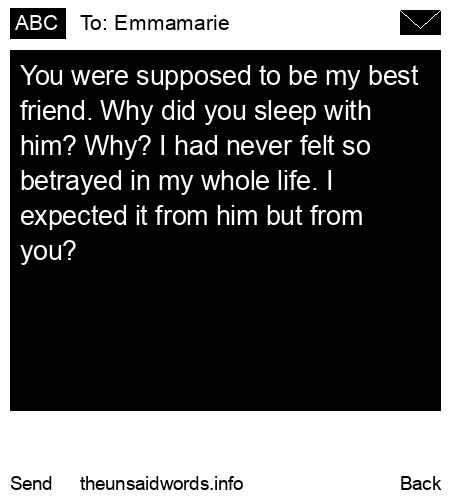 unsent message to Emmamarie