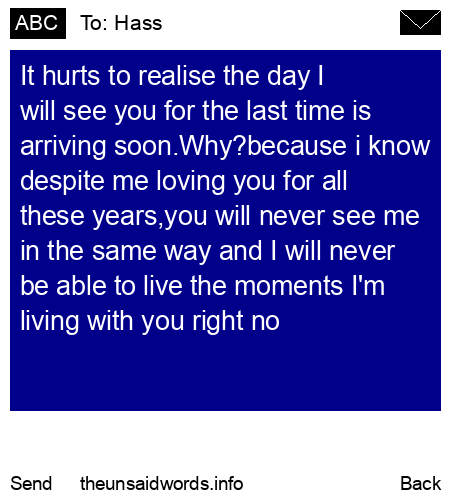 unsent message to Hass