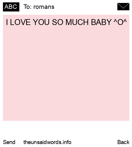 unsent message to romans
