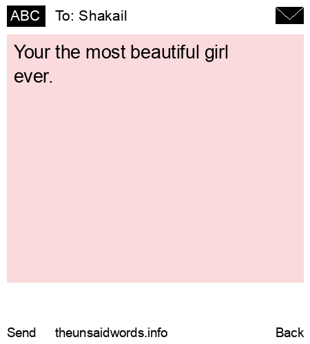 unsent message to Shakail