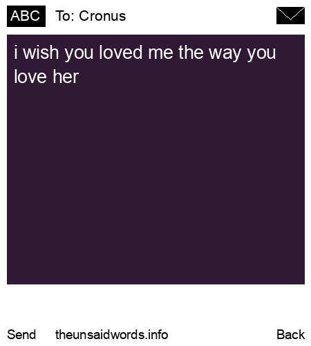 unsent message to Cronus