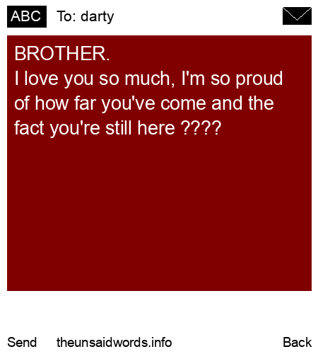 unsent message to darty