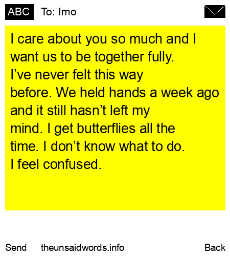 unsent message to Imo