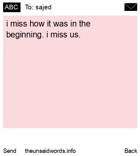 unsent message to sajed